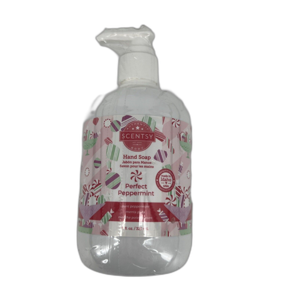 New Scentsy Hand Soap (new) PERFECT PEPPERMINT - PURE PEPPERMINT - 11 FL. OZ.